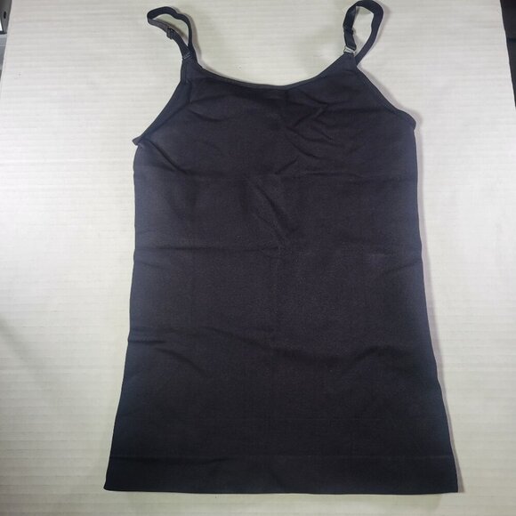 Shapermint Essentials Black All Day Every Day Scoop Neck Cami #62001 Size L - Picture 3 of 4
